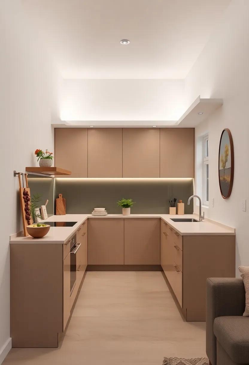 Embracing Minimalism in a Compact Galley Kitchen