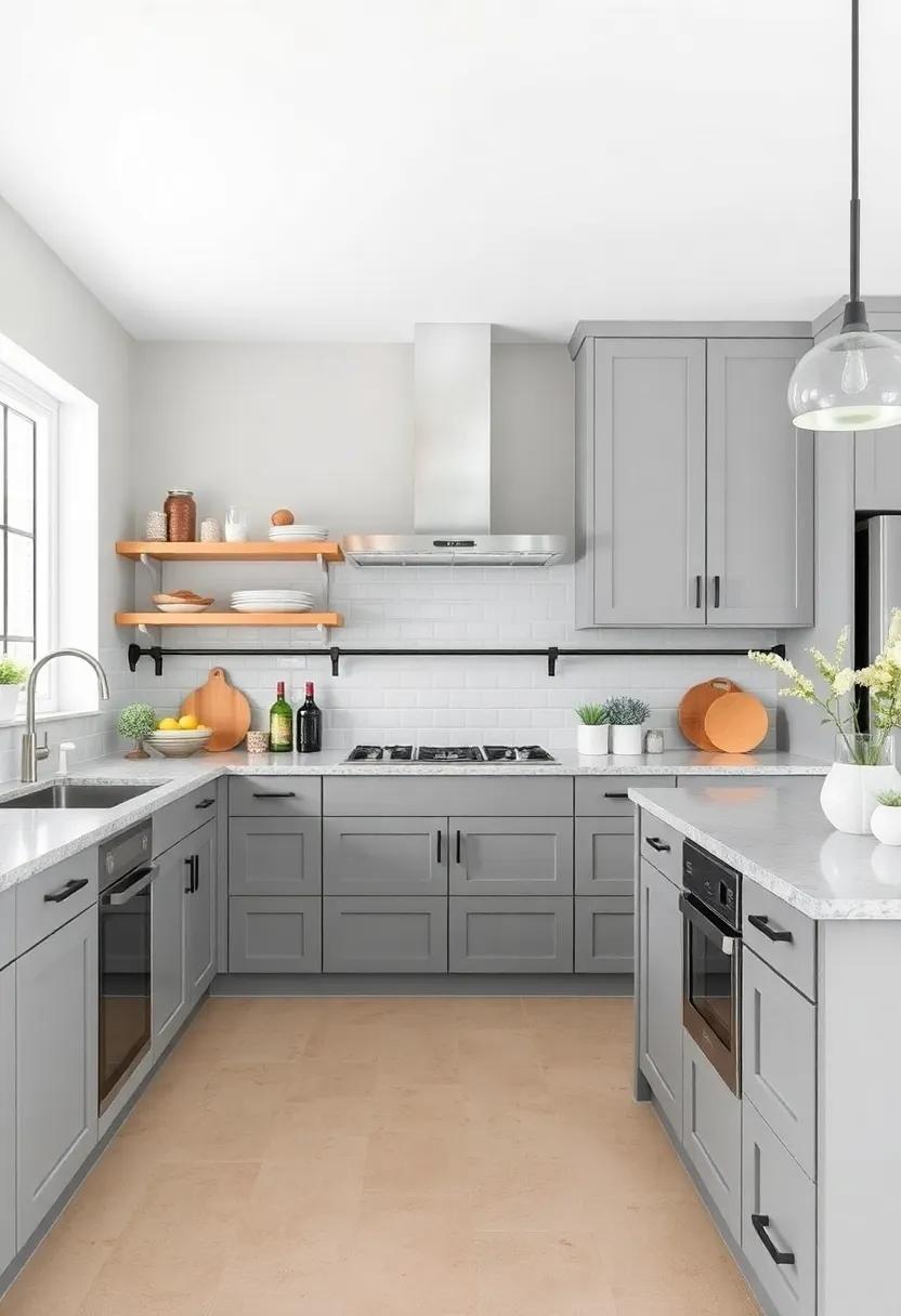 Natural ​Light Play: Maximizing ‍Brightness in Gray-Toned Kitchens