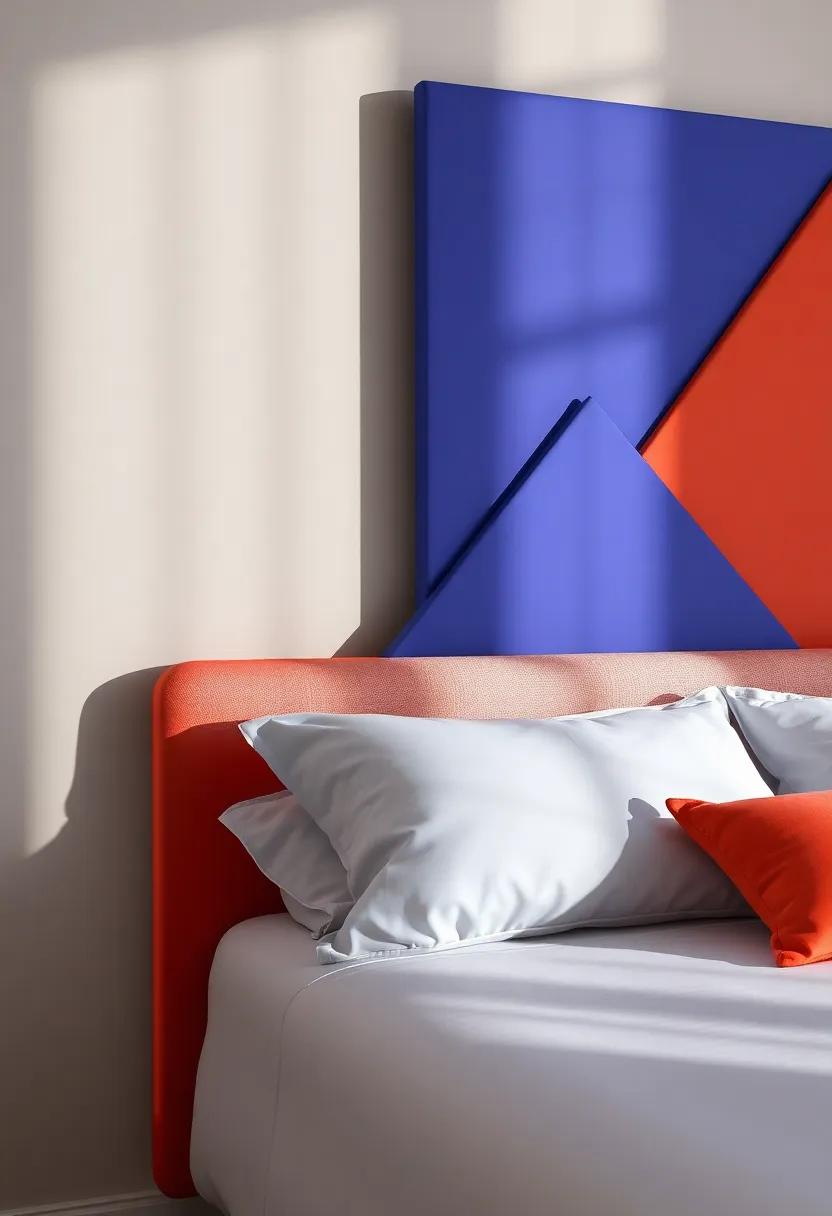 The Role of Color in Elevating Geometric Headboard Appeal