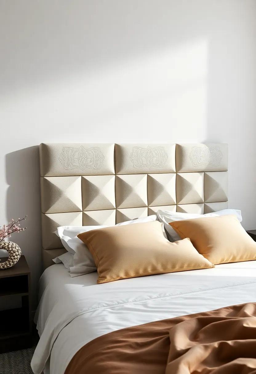 unlocking ⁣Depth and ​Dimension:⁢ 3D Elements in ‌Geometric Headboard Design