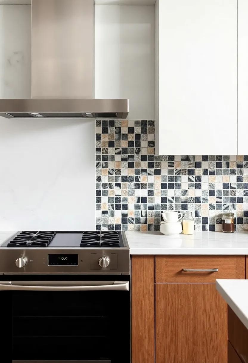 Transformative Backsplashes Featuring Artistic Mosaics⁢ or Tiles