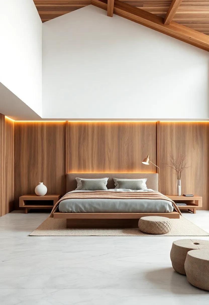 Explore The Allure ‌Of Natural Materials:⁤ Wood, ⁤Linen, And Stone In Luxury Bedroom Design