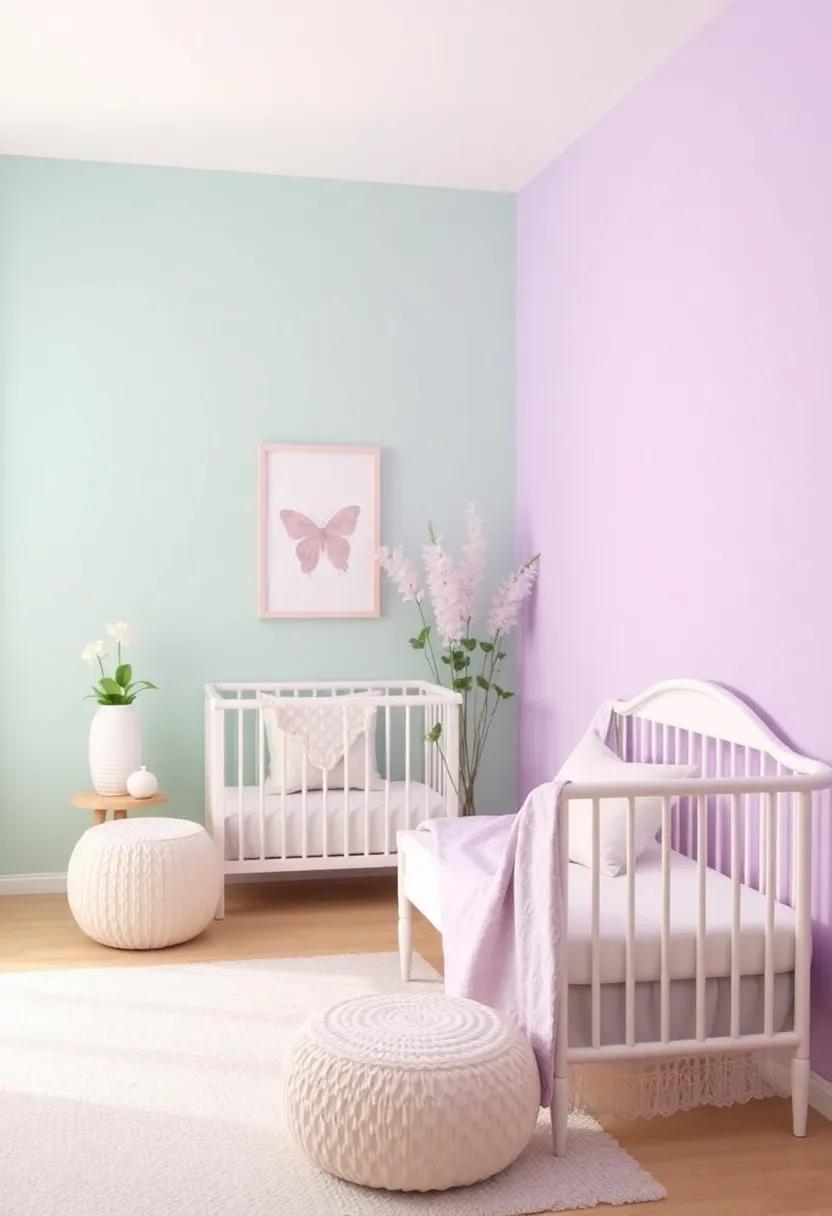 The Allure ​of Mint and‌ lavender: ⁢Harmonizing‌ Colors in‍ Nursery design