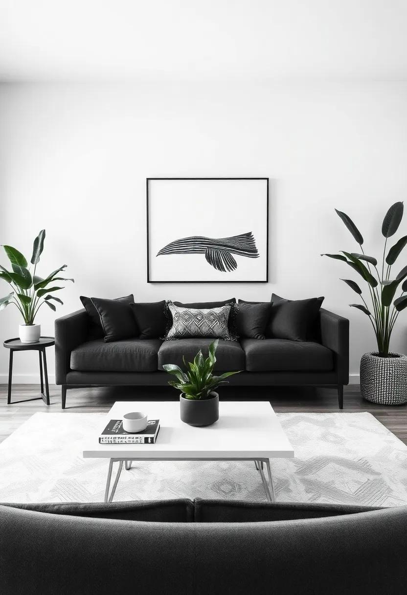 Seasonal Decor: Transitioning your Space with Subtle black and ⁣White Touches