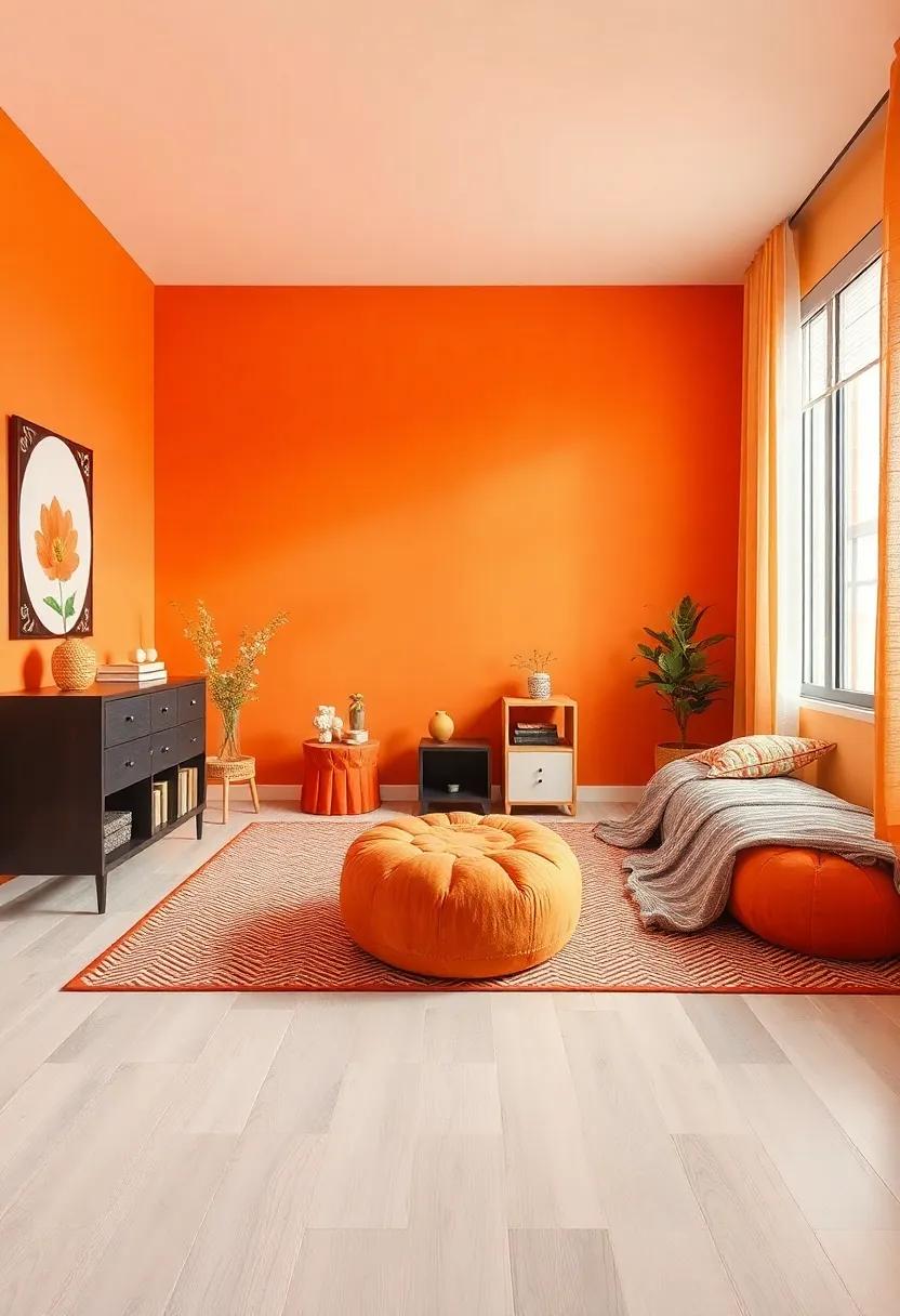 Choosing‌ Floor Coverings That Balance ⁢and Accentuate Orange Hues