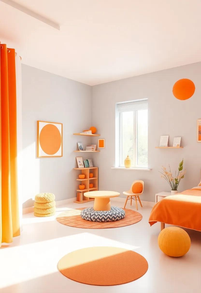 Creating an‌ Interactive Space with Orange Features for Creative Play