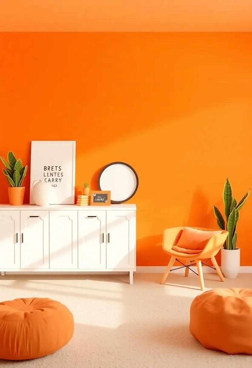 Curating ​Accessories That ‍Elevate the Orange Theme in‍ Boys' Spaces