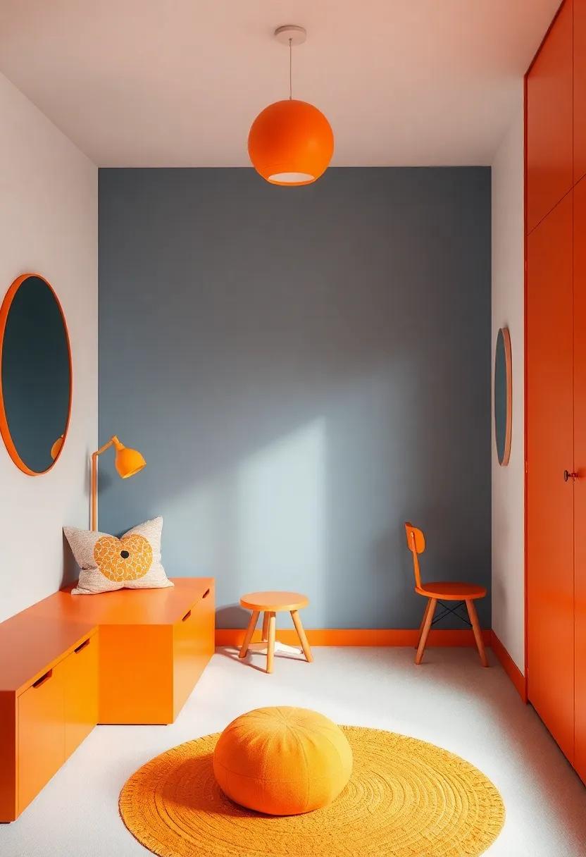 Designing‌ Storage Solutions in Bright Orange ​for a Playful ⁢Touch