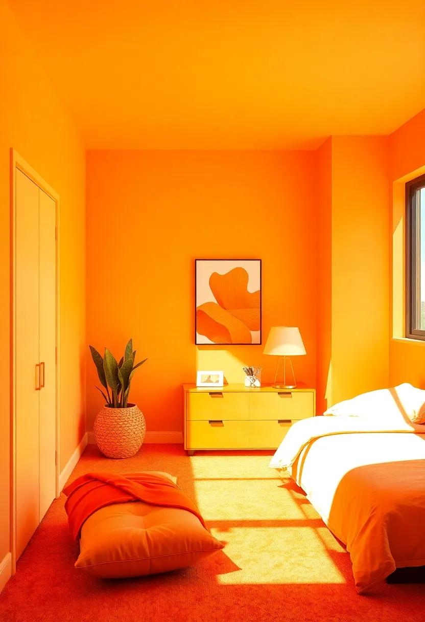 Optimizing Lighting Solutions to Highlight‍ Striking Orange Accents