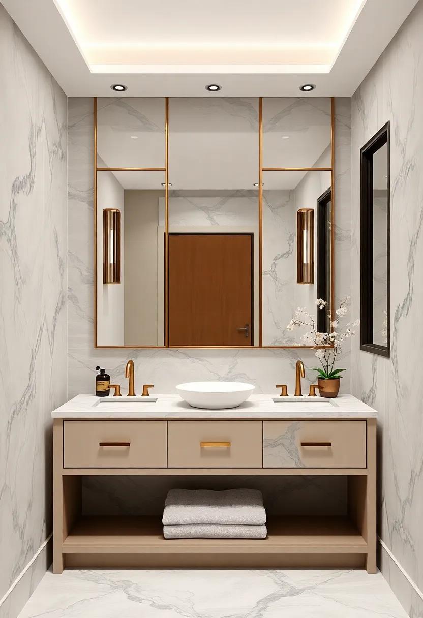 Asian Influence: Serene Design Elements In Powder Room​ Vanities