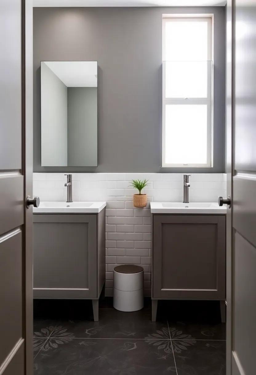 Cohesive Design: Matching‍ Vanities For ​A ‍Unified⁣ Powder Room Look