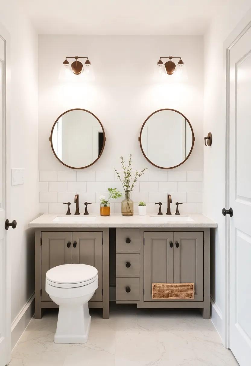 rustic​ Charm: Farmhouse Styles That​ Transform Your Powder Room