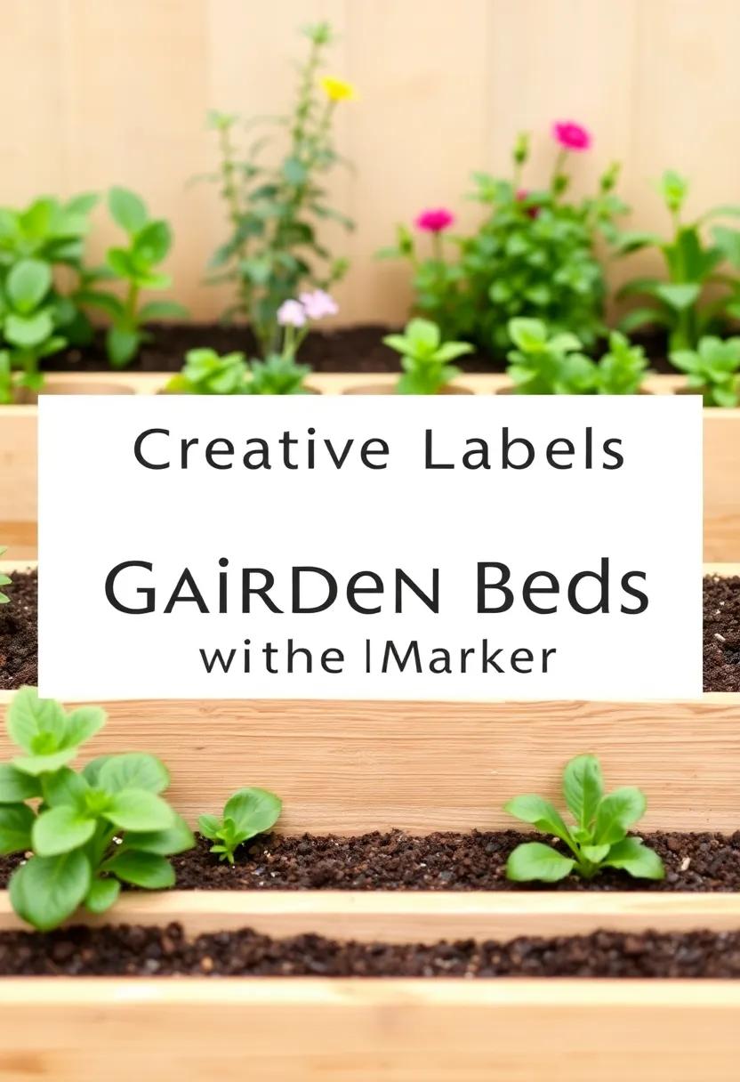 Creative Labels: Personalizing Raised Garden Beds with ⁢Unique Markers