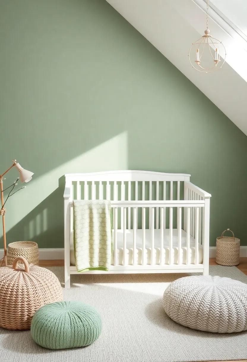 Embracing a Palette of Sage‍ Green for⁤ a ⁢Soft and Serene Nursery Atmosphere