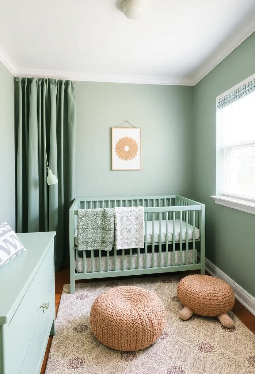 Playful Patterns and⁣ Textiles That Bring Life to a Sage⁢ Green Nursery