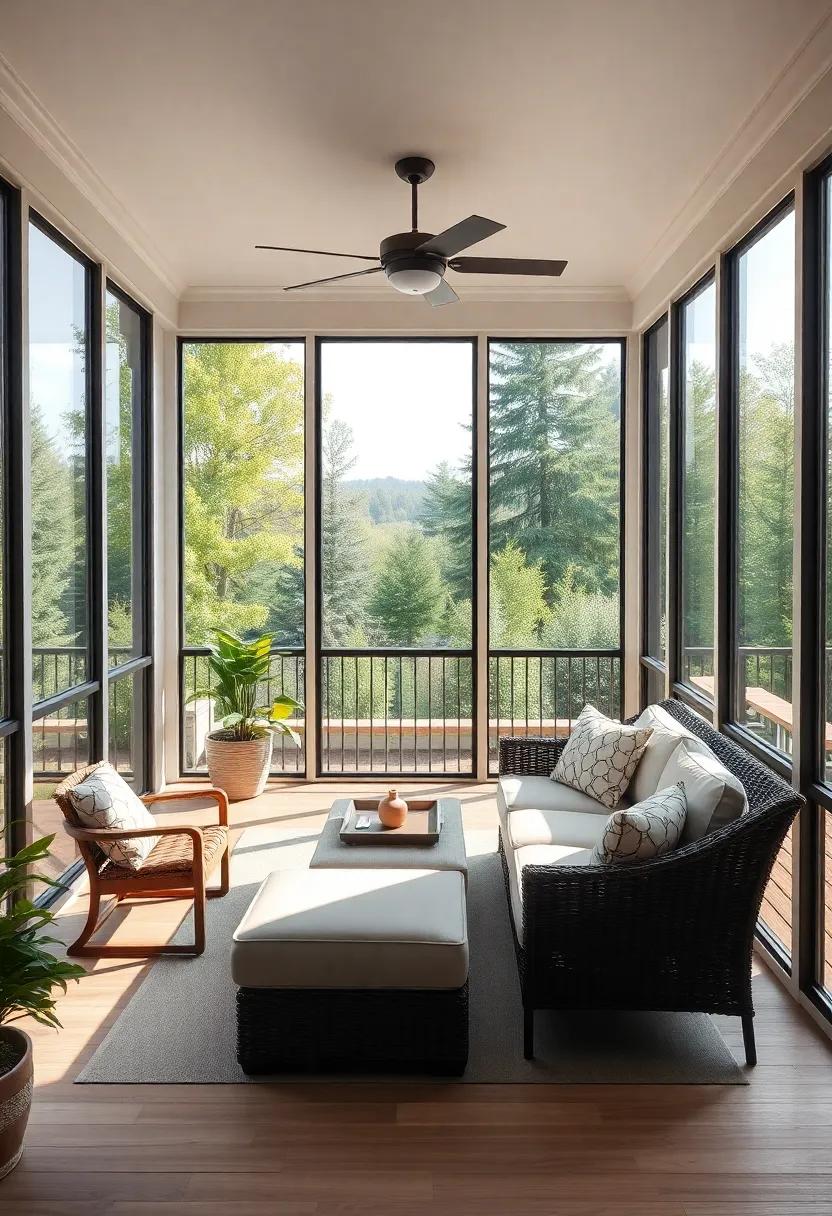 captivating Views​ Framed by Designed Windows ‍for Uninterrupted Outdoor Essence