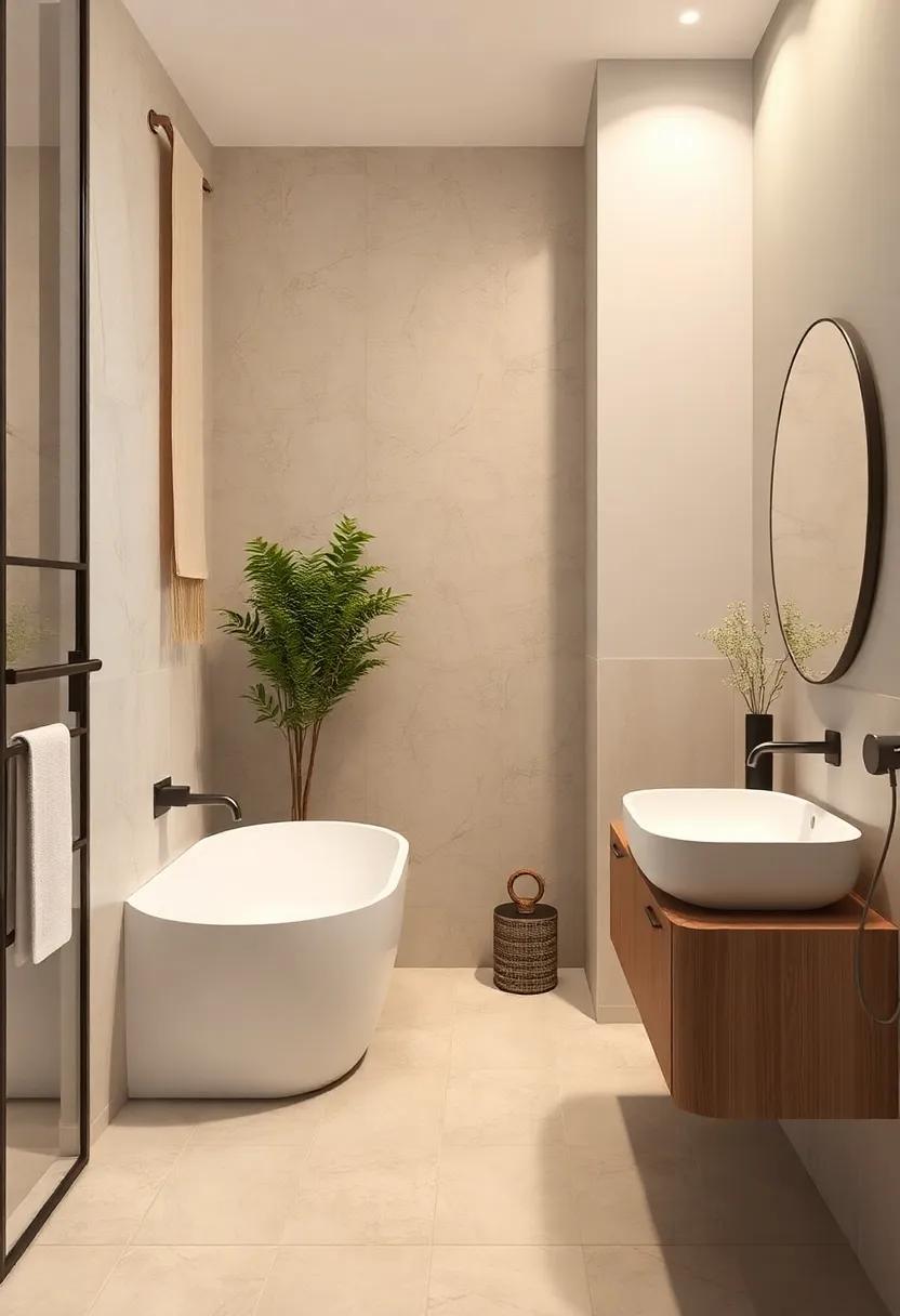 Natural Materials For a Warm and Inviting Bathroom Atmosphere