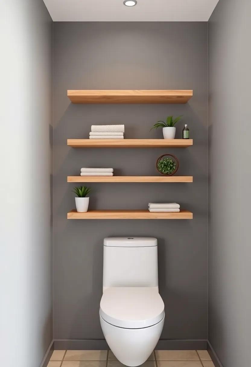 utilizing Floating Shelves To Maximize Vertical Space