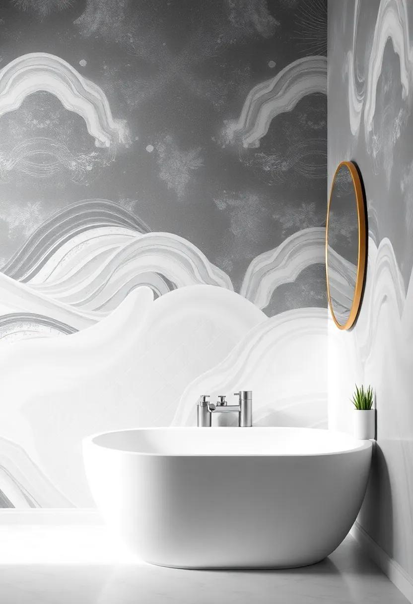 Whimsical Wall Murals To Enhance Your Small Bathroom Aesthetic