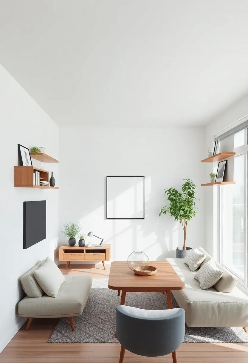 Transforming Walls into Storage Solutions with Floating Shelves