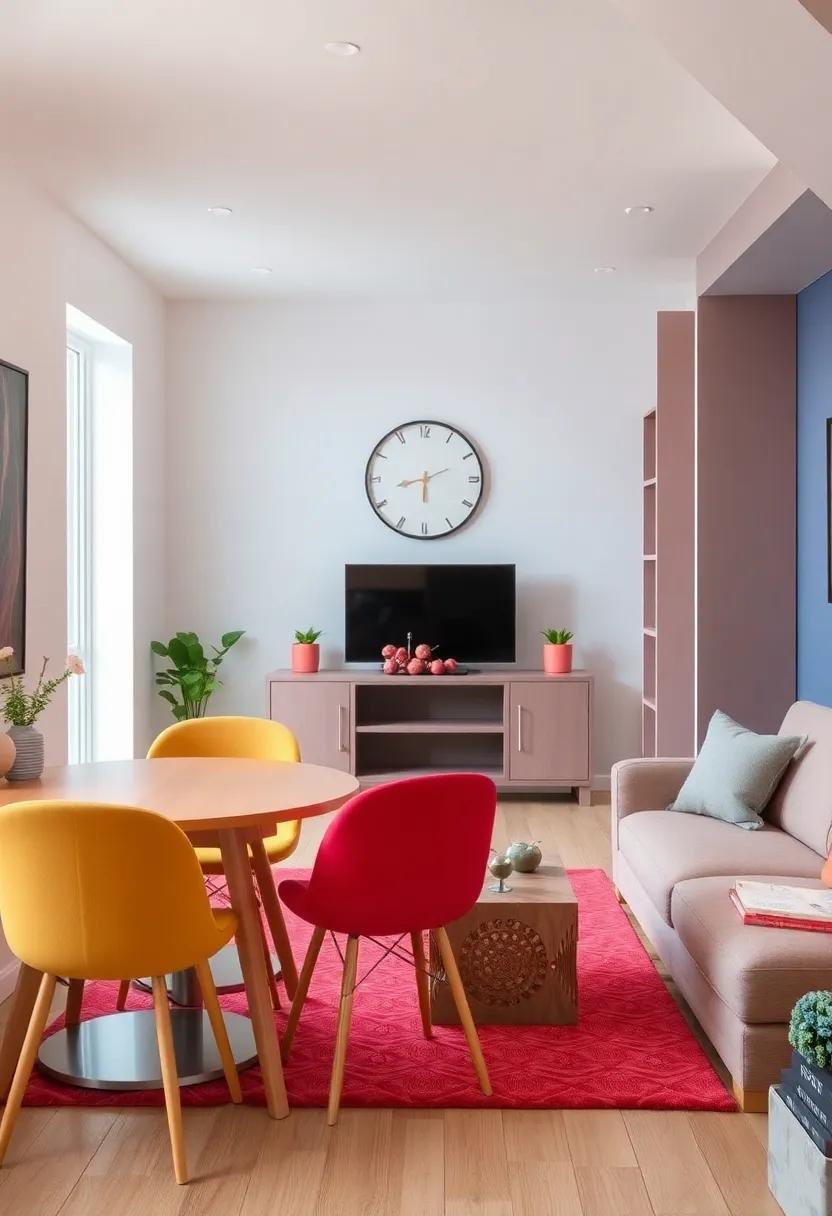 Incorporating Colorful Accents That Elevate Small Living Spaces