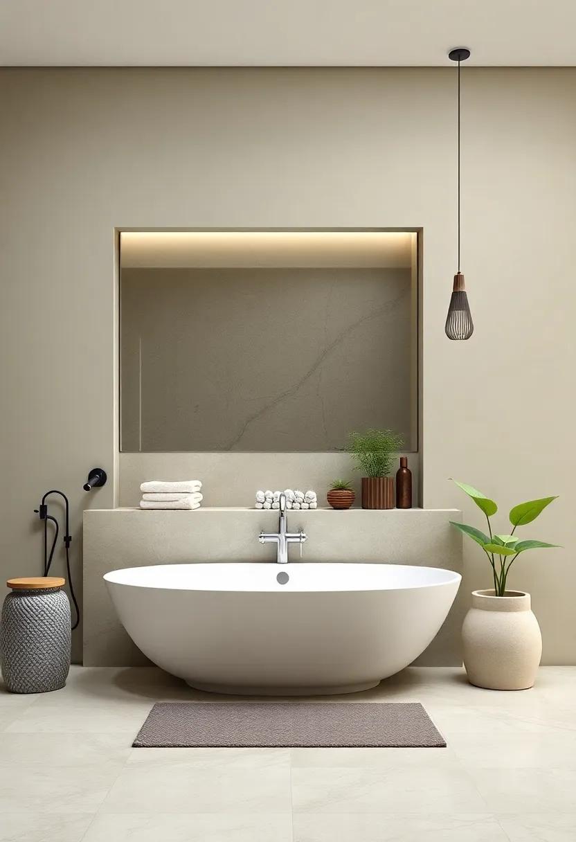 Embodying Serenity⁣ with Earthy Color Palettes for Your‌ Bathroom Oasis