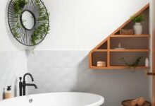 Embracing Eclecticism: Transforming Your Bathroom with Charming Wood Accents