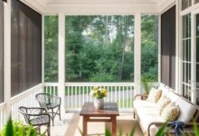 Transform Your Outdoors: The Allure of Screened Porches with Built-In Seating Solutions