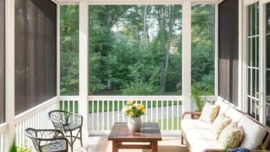 Transform Your Outdoors: The Allure of Screened Porches with Built-In Seating Solutions