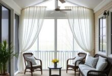 Transform Your Outdoor Oasis: The Benefits of a Screened Porch with Elegant Curtains