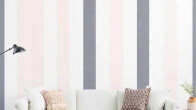 Transform Your Space: The Chic Appeal of Vertical Stripes on Living Room Accent Walls