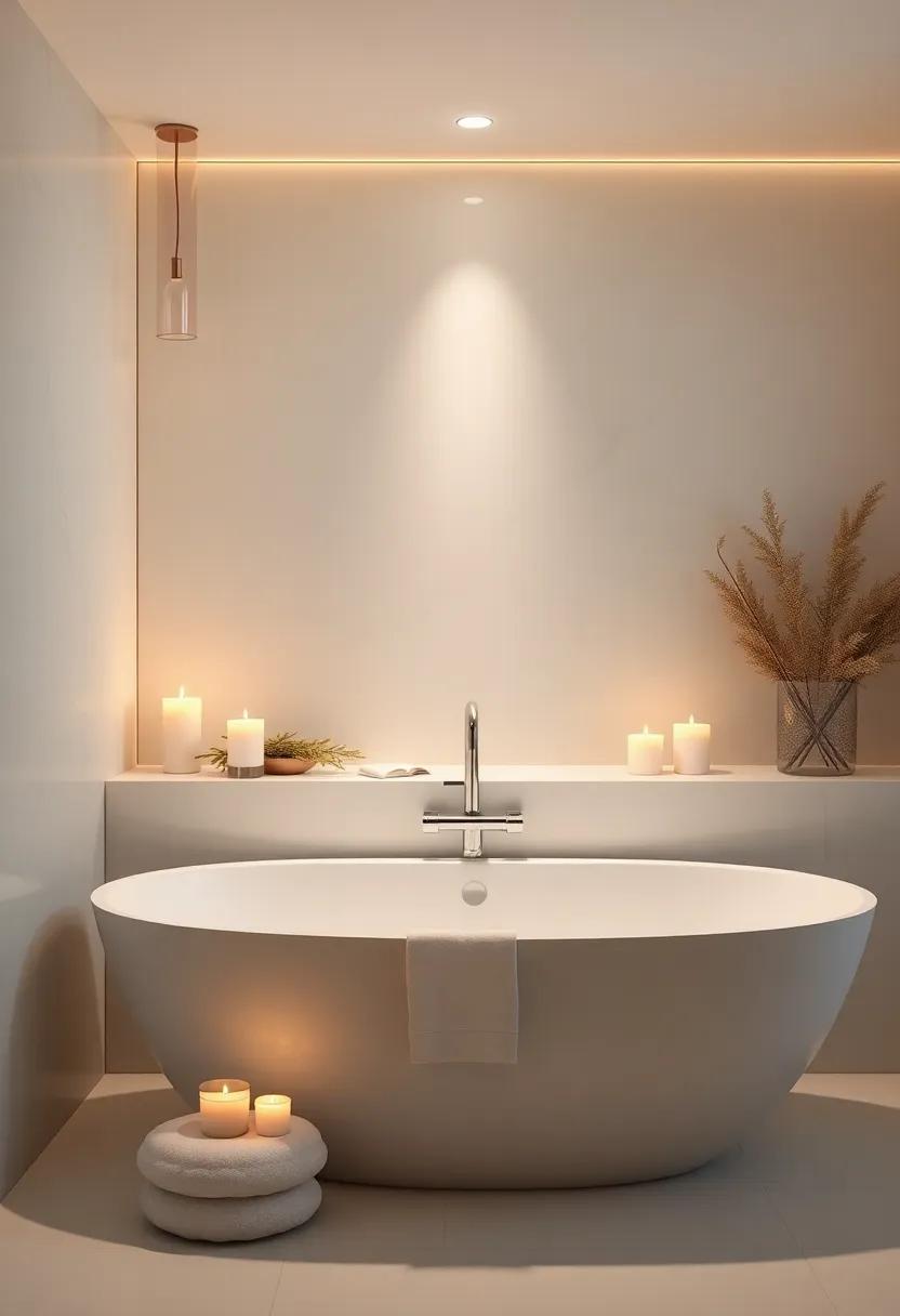 Embracing Tranquility: The Allure of Candlelit Bathrooms