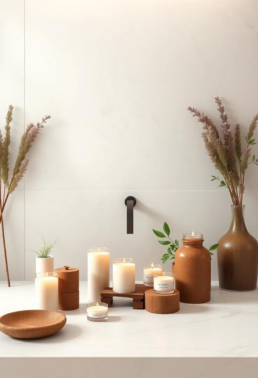 Nature's‍ Touch: Incorporating Earthy elements with Candles