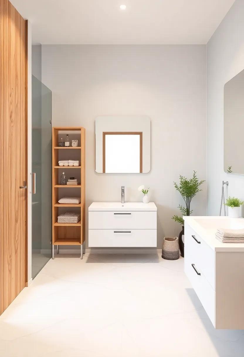 Smart ⁣Storage solutions: ‍Maximizing Space with Creative Bathroom Designs