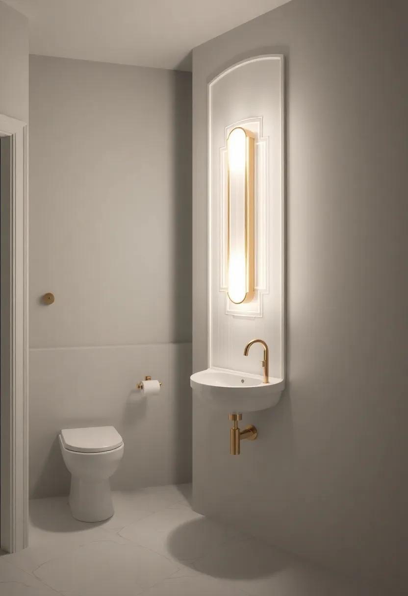 Art ‌Deco Inspired⁢ Lighting‌ for​ a Glamorous⁤ Bathroom Makeover