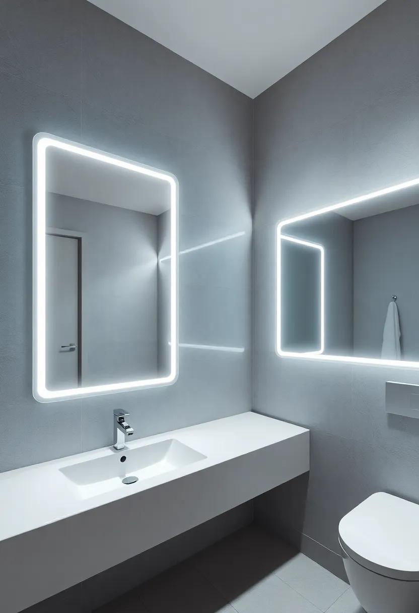 Smart ‌LED Mirrors that⁣ Combine ⁤Functionality with Futuristic Style