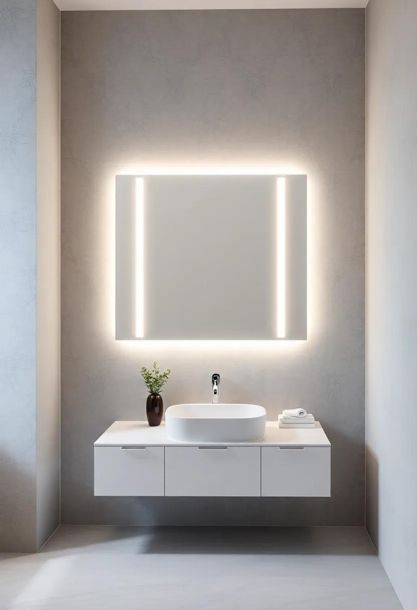 Stylish backlit Mirrors‌ that Elevate‍ the ⁢Overall Bathroom‍ Experience