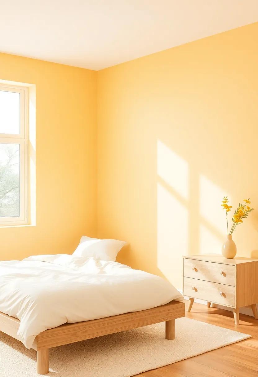 Sunset Hues: mellow ⁤Yellows That Brighten and Lift ⁣Your Bedroom Aesthetic