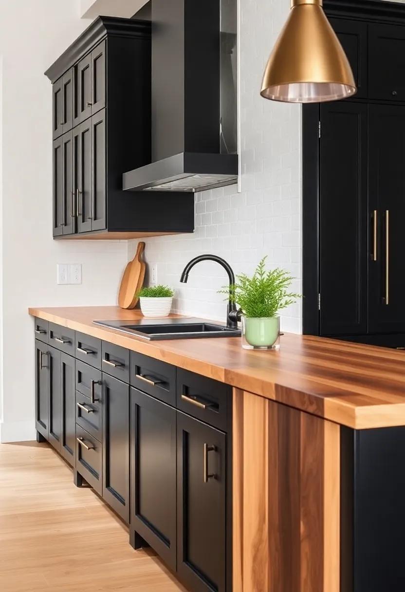 Color Pop:⁤ Bold Hardware Selections That Enhance Black Cabinets and Wood Elements