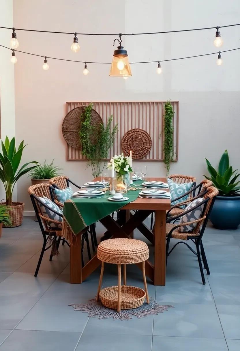 Dining Al Fresco: Setting Up a‌ Bohemian-Inspired‍ dining⁣ Area for Gatherings