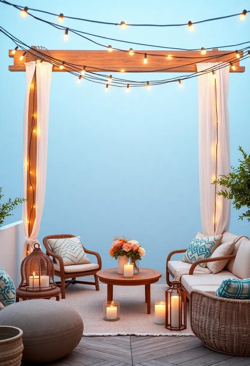 Soft Lighting: Setting the Mood with​ String Lights, Lanterns, and Candles