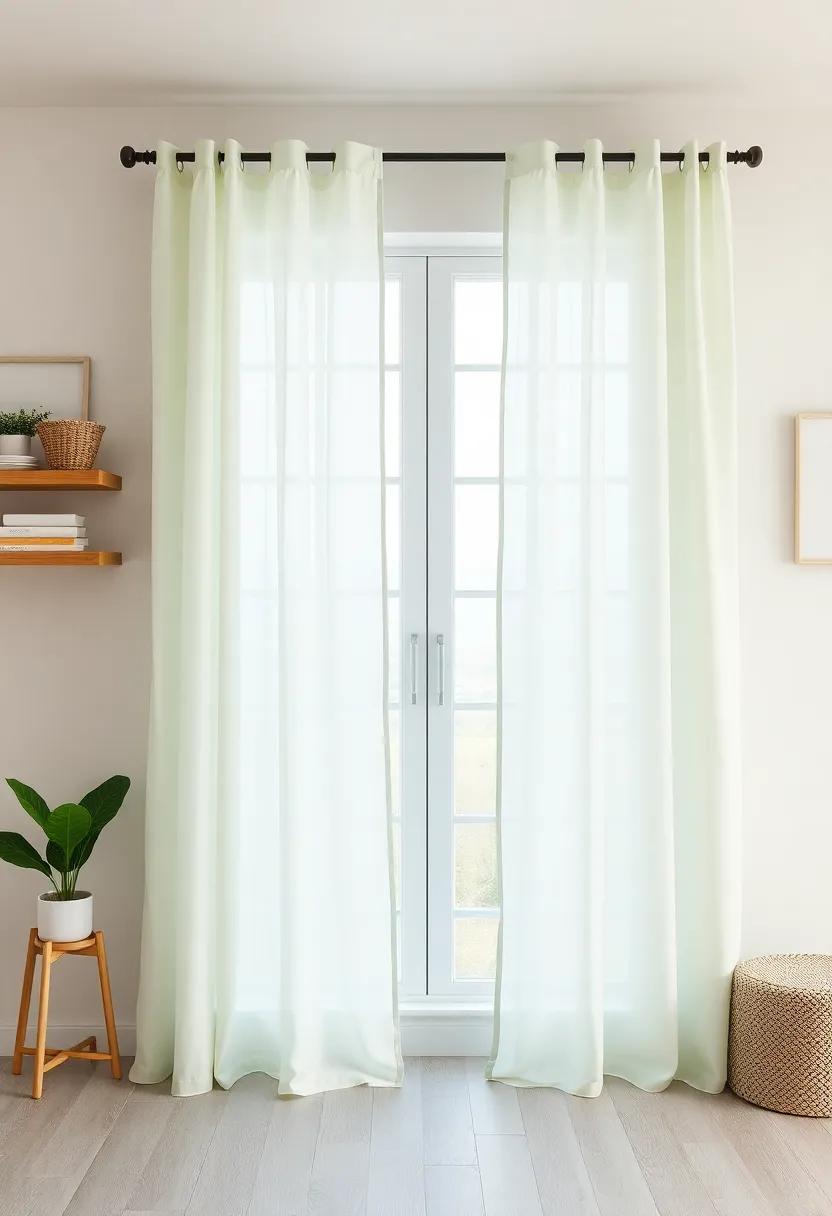 Embracing ⁢the Calming Hues of ‍Coastal Kitchen curtains