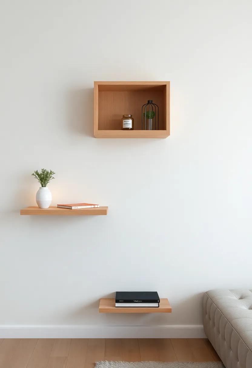 Using ⁤Floating shelves for Creative Room Dividers