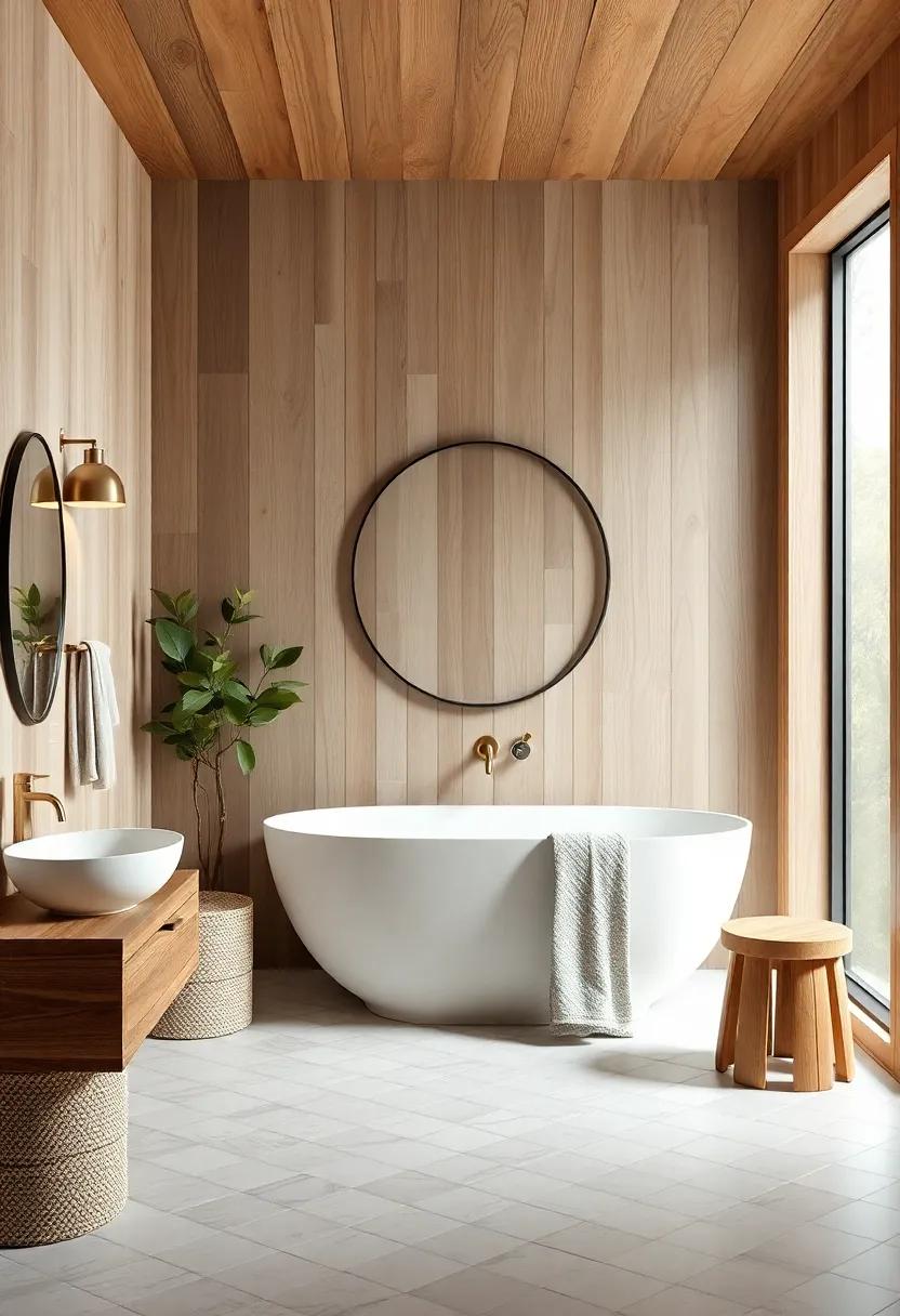 Creating ​Serenity with Soft Wood Tones in Spa-Like Bathrooms