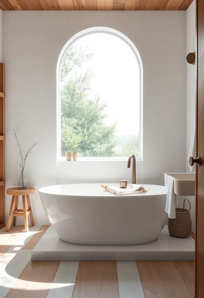 The Magic of ⁣Natural Light and⁢ Wood in Bathroom Spaces