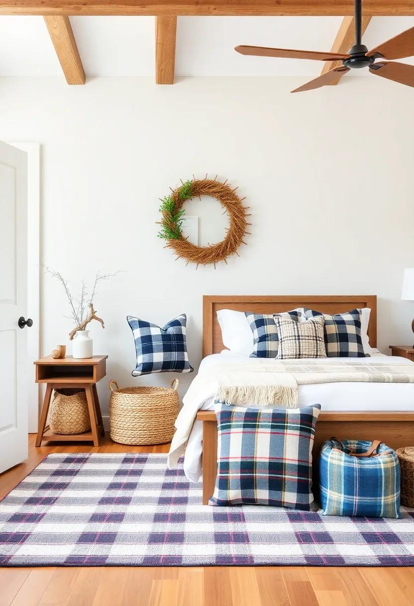 Accentuating with Accessories: Choosing⁣ the Right plaid Pillows and Rugs