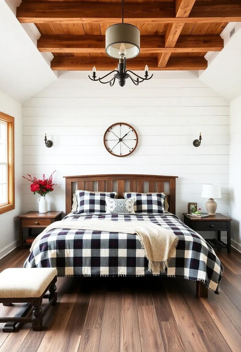 The Allure of Plaid Patterns: Infusing Rustic Charm into Your Bedroom