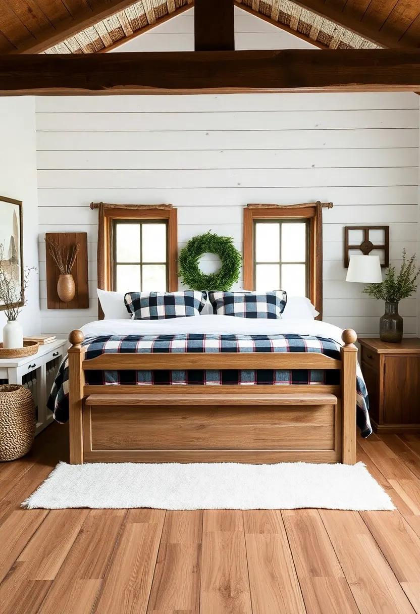 Rustic⁤ touches: Incorporating ‌Natural ‍Materials to Enhance Plaid ⁢Elements