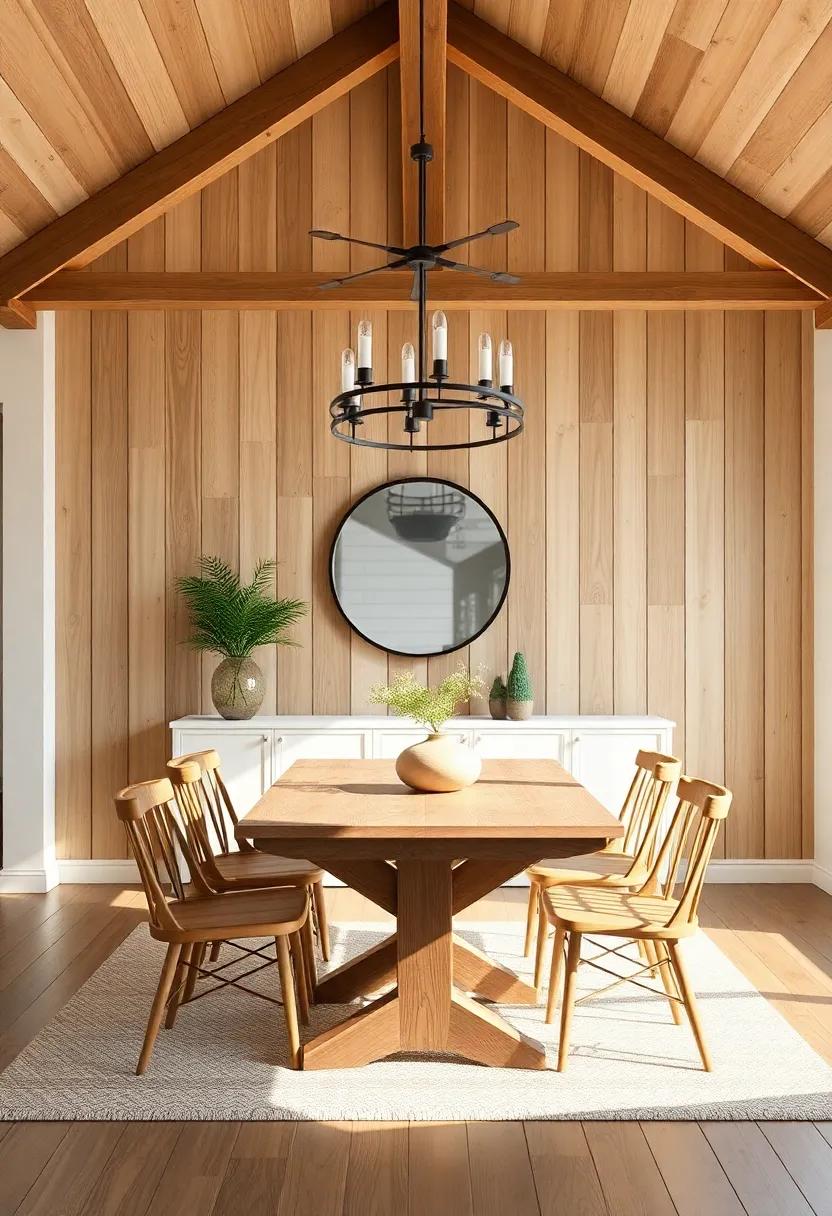 Natural ​Wood ‌Accents: the Heart of Rustic Charm in ⁢Your⁢ Dining Room