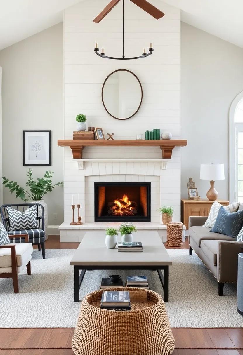 Crafting ⁢a Focal Point ‍with ‍a Statement Fireplace